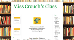 Desktop Screenshot of misscrouchsclass.com